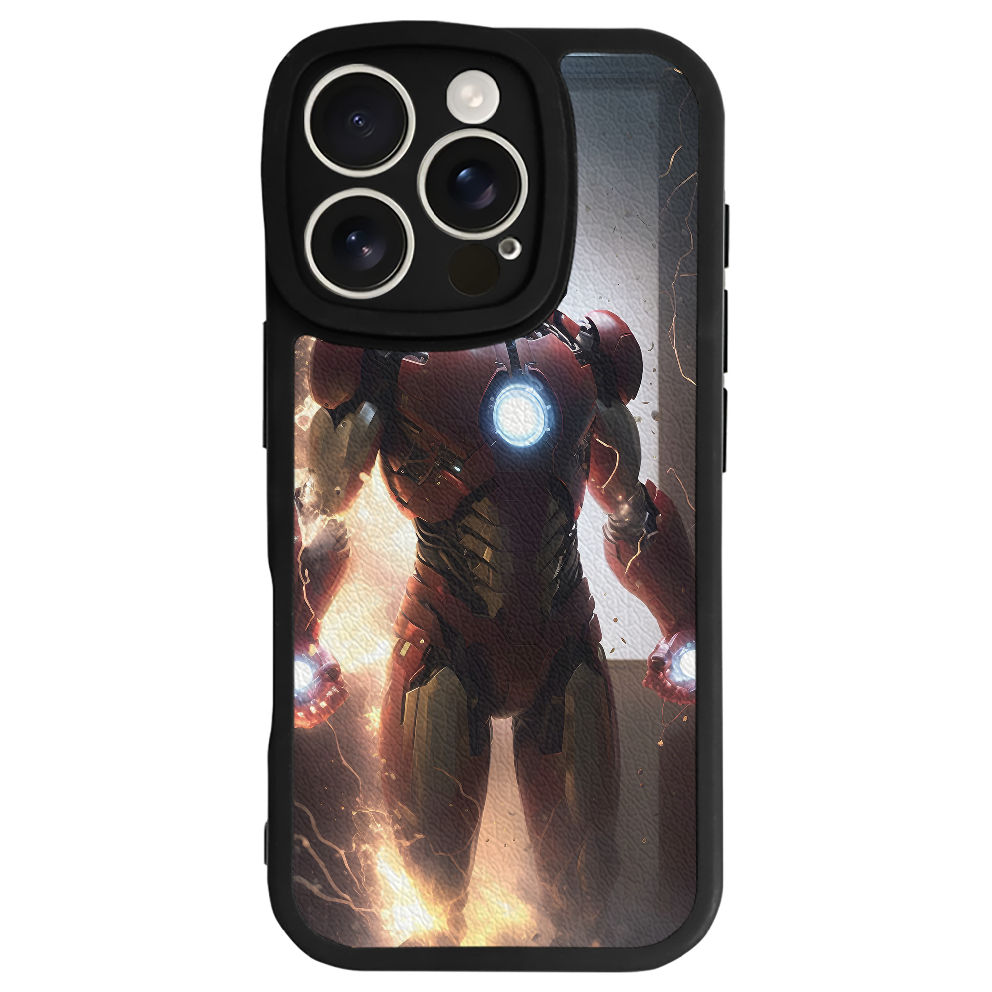 （画像用） アベンジャーズ The Avengers 【iPhone 16シリーズ対応】シリコンスマホケース（レザー調） 材質：シリコン